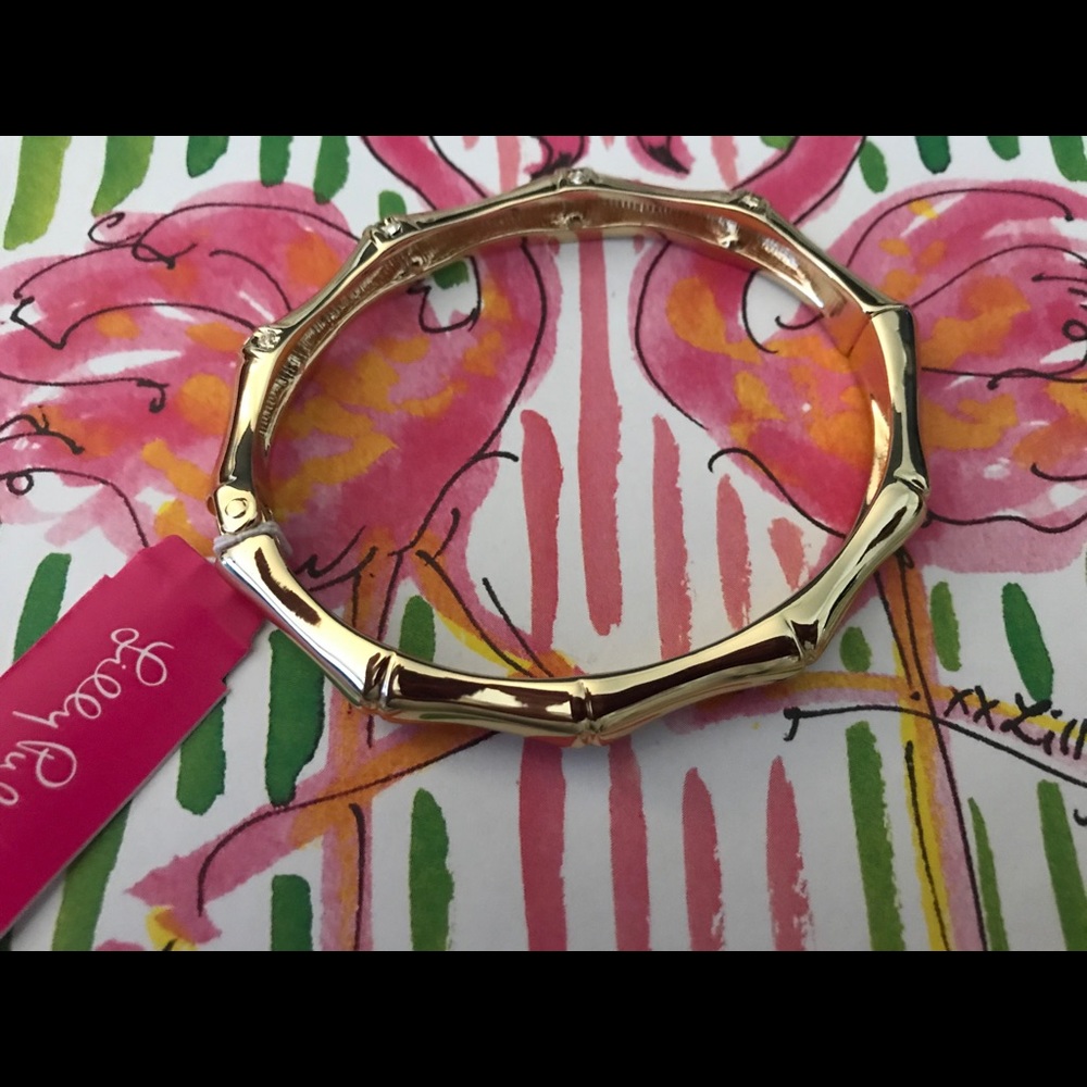 Lilly Pulitzer Gold with Rhinestones Bracelet